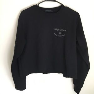 BRANDY MELVILLE black sweater NEWPORT BEACH CA